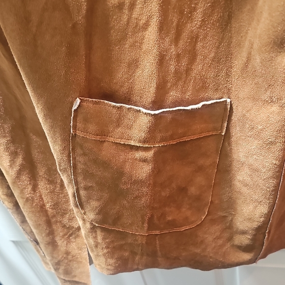 Style & Co. Faux Suede Jacket in Tan - Picture 3 of 5